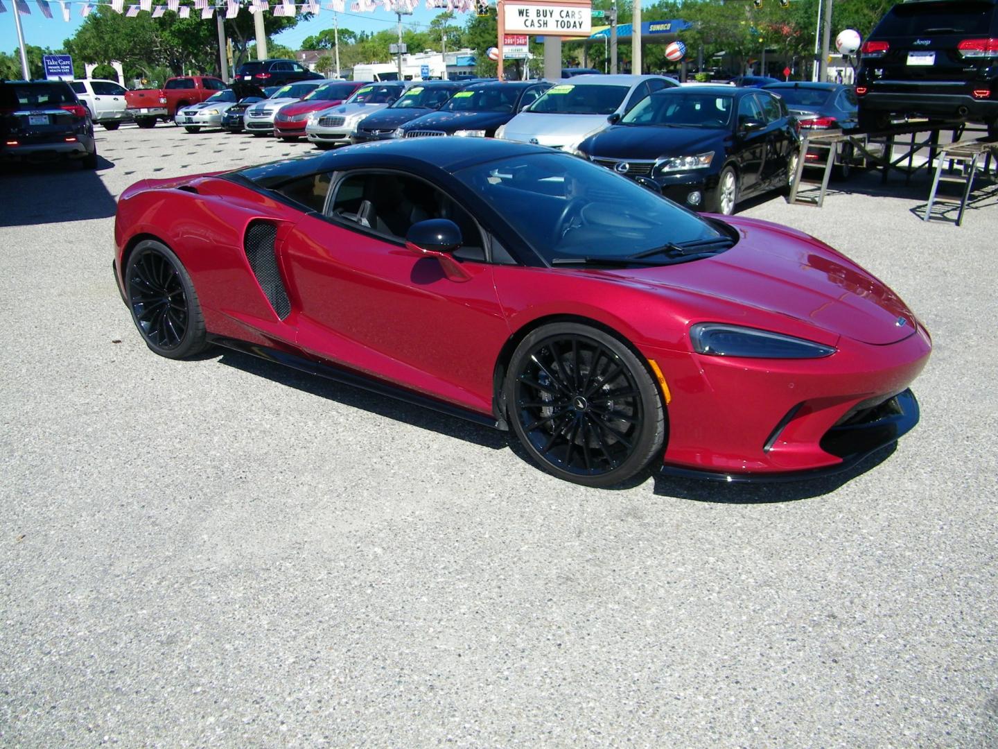 2020 Amaranth Red Metallic /Black McLaren GT (SBM22GCA7LW) with an 4.0L V8 engine, 7-Speed Automatic transmission, located at 4000 Bee Ridge Road, Sarasota, FL, 34233, (941) 926-0300, 27.298664, -82.489151 - Photo#7